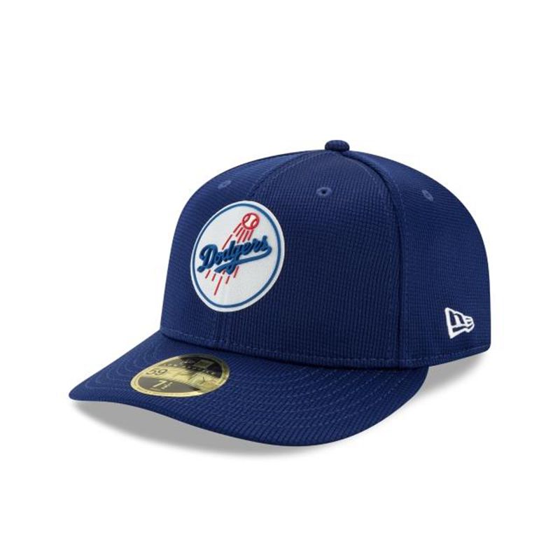 MLB Los Angeles Dodgers Clubhouse Collection Low Profile 59Fifty Fitted (ORA9611) - Blue New Era Caps